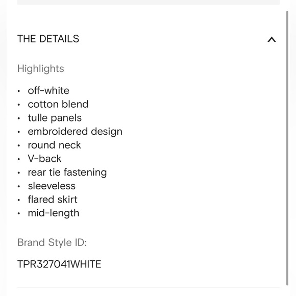 Tulleen 2T Carnelian Embroidered dress - Picture 4 of 8